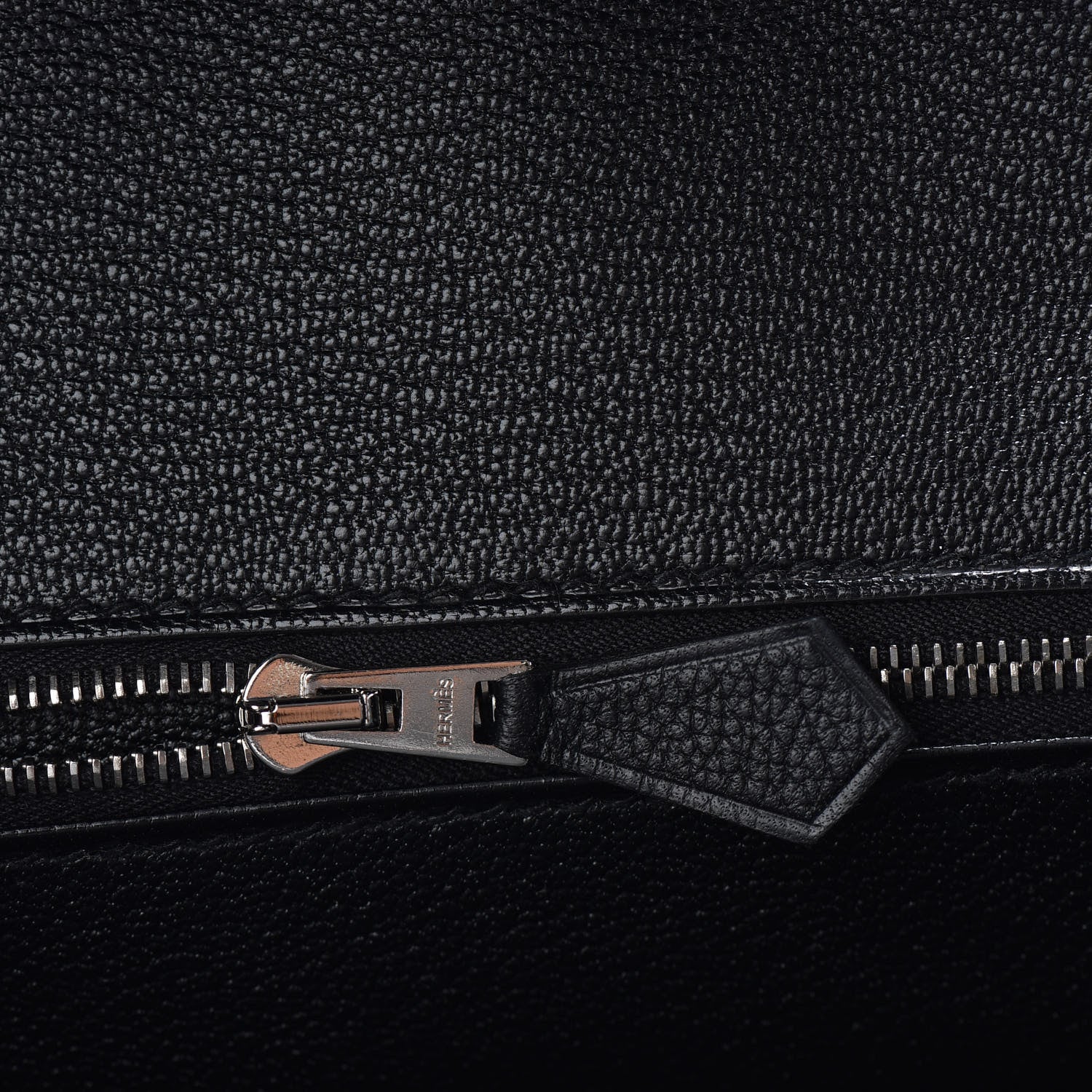 Hermes Taurillon Novillo Shiny Niloticus Crocodile Birkin Touch 30 Black Bleu Marine 20 of 29