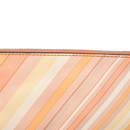 Valentino Garavani Nappa Native Couture 1975 Rockstud Zip Pouch Mandarin Sorbet 7 of 8