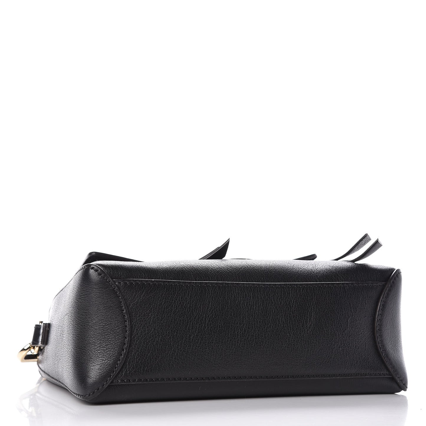 Calfskin Mini Faye Day Shoulder Bag Black