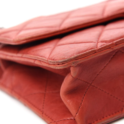Chanel Washed Lambskin Jumbo Take Away Flap Red 8 of 14