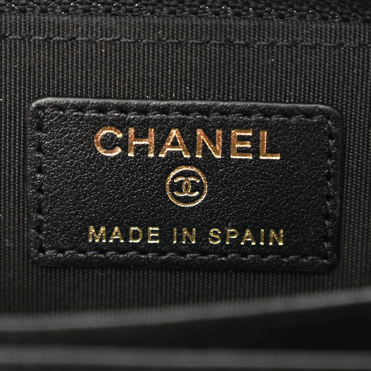 Chanel Caviar Quilted Boy Zip Around Coin Purse Wallet Black 6 of 10