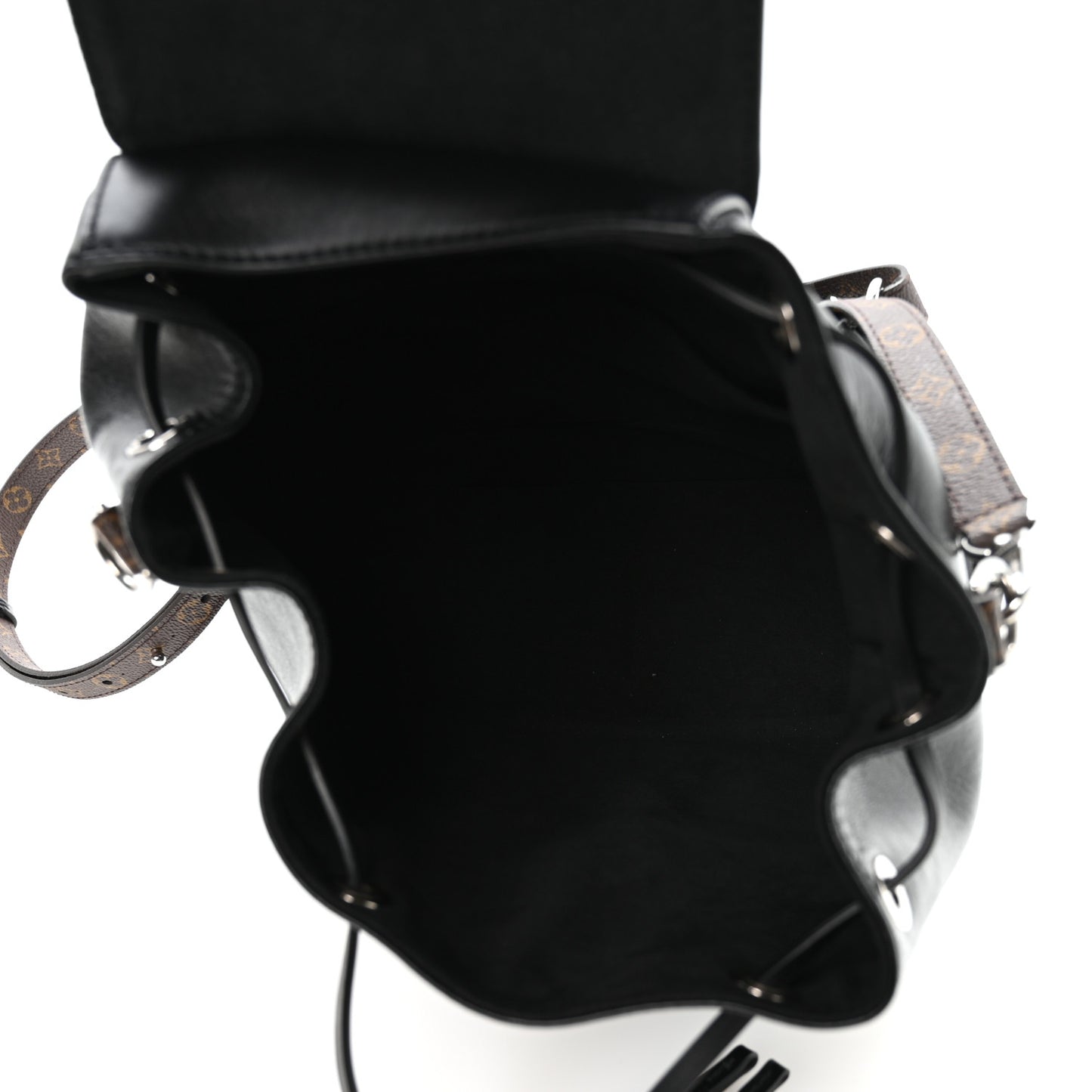 Lambskin Monogram Montsouris Vibe PM Black