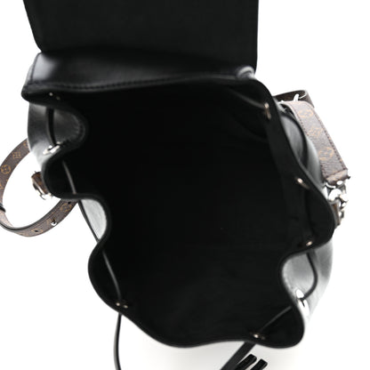 Louis Vuitton Lambskin Monogram Montsouris Vibe PM Black 5 of 9