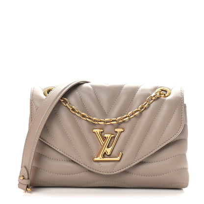 Louis Vuitton Calfskin LV New Wave Chain Bag Taupe 1 of 10