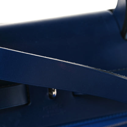 Hermes Toile Militaire Vache Hunter Herbag Zip Retourne 31 PM Bleu Electrique Bleu Saphir 9 of 13