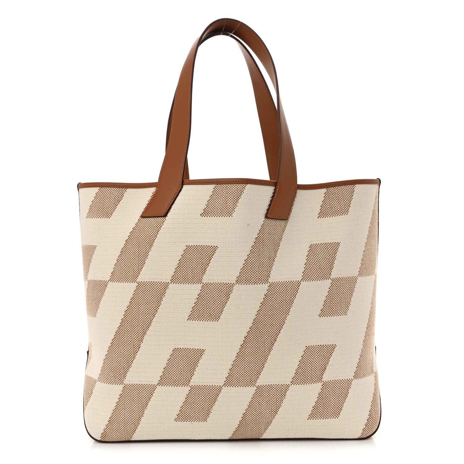 Hermes Swift H Canvas Cabas H En Biais 40 Ecru Naturel Gold 1 of 10