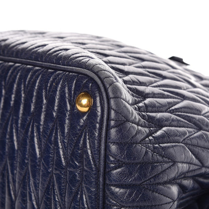 Miu Miu Vitello Lux Matelasse Tote Bleuette 12 of 13