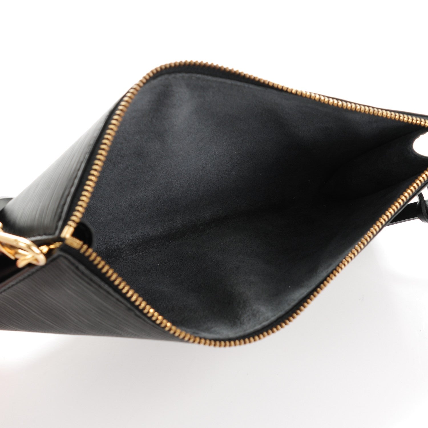 Louis Vuitton Epi Pochette Accessories 24 Black 5 of 7