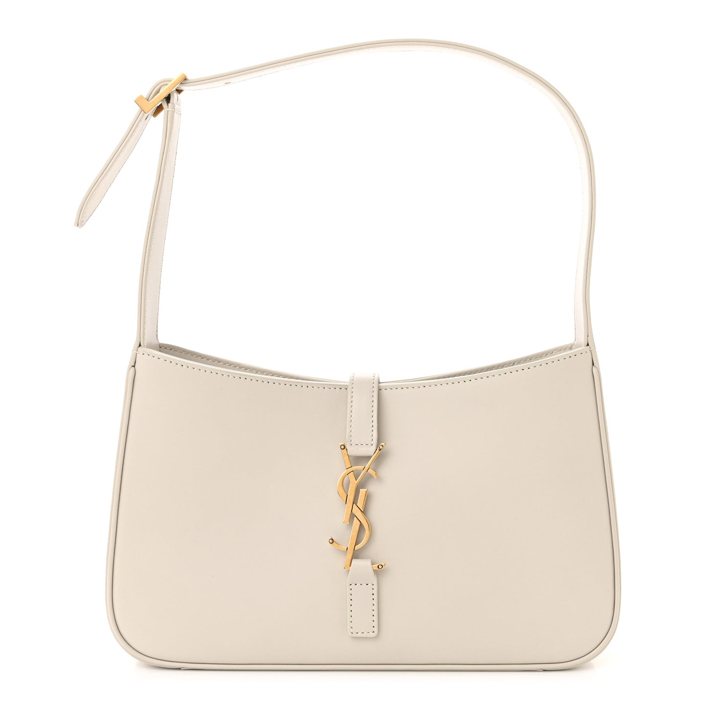 Smooth Calfskin Le 5 A 7 Hobo Blanc Vintage