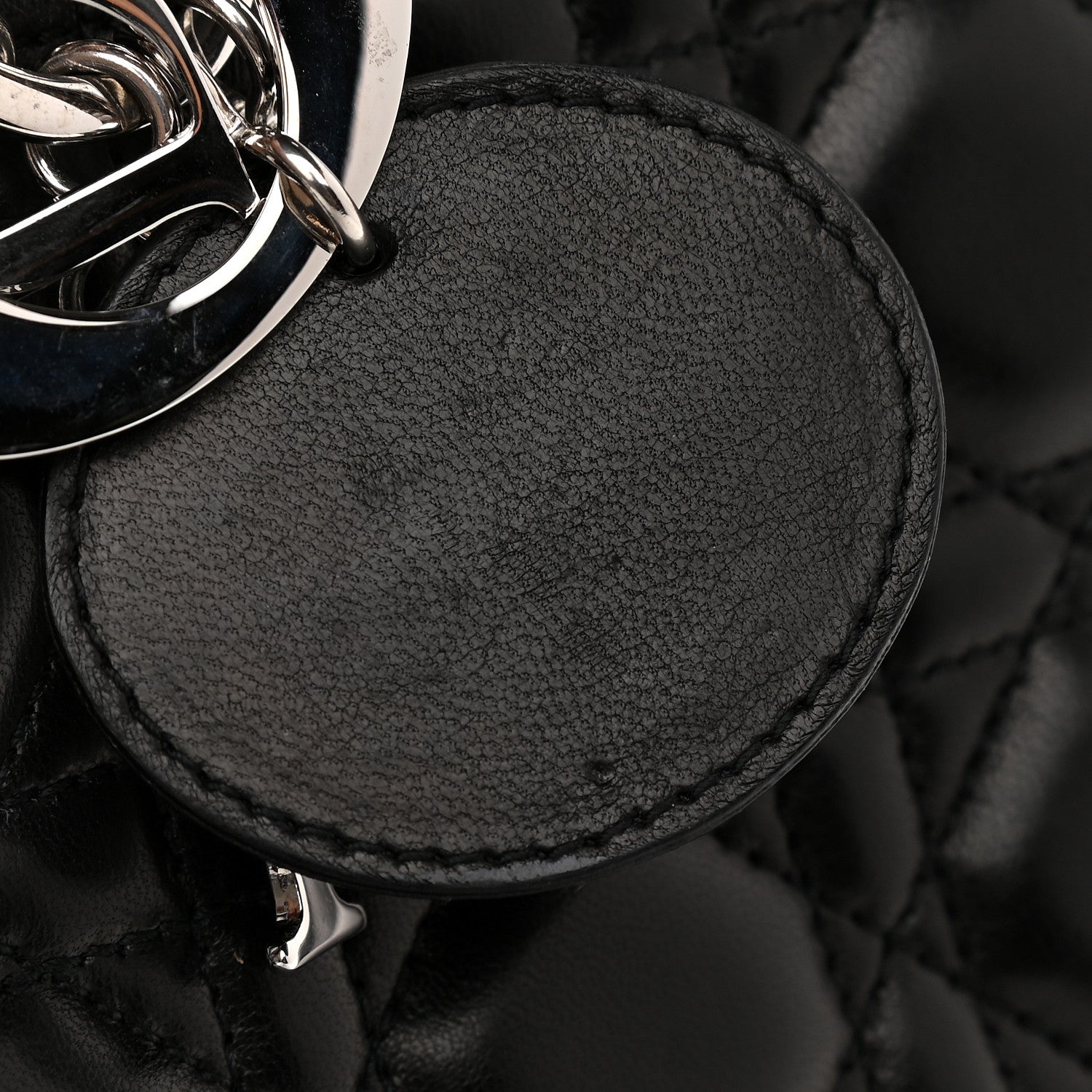Christian Dior Lambskin Cannage Large Lady Dior Black 12 of 12
