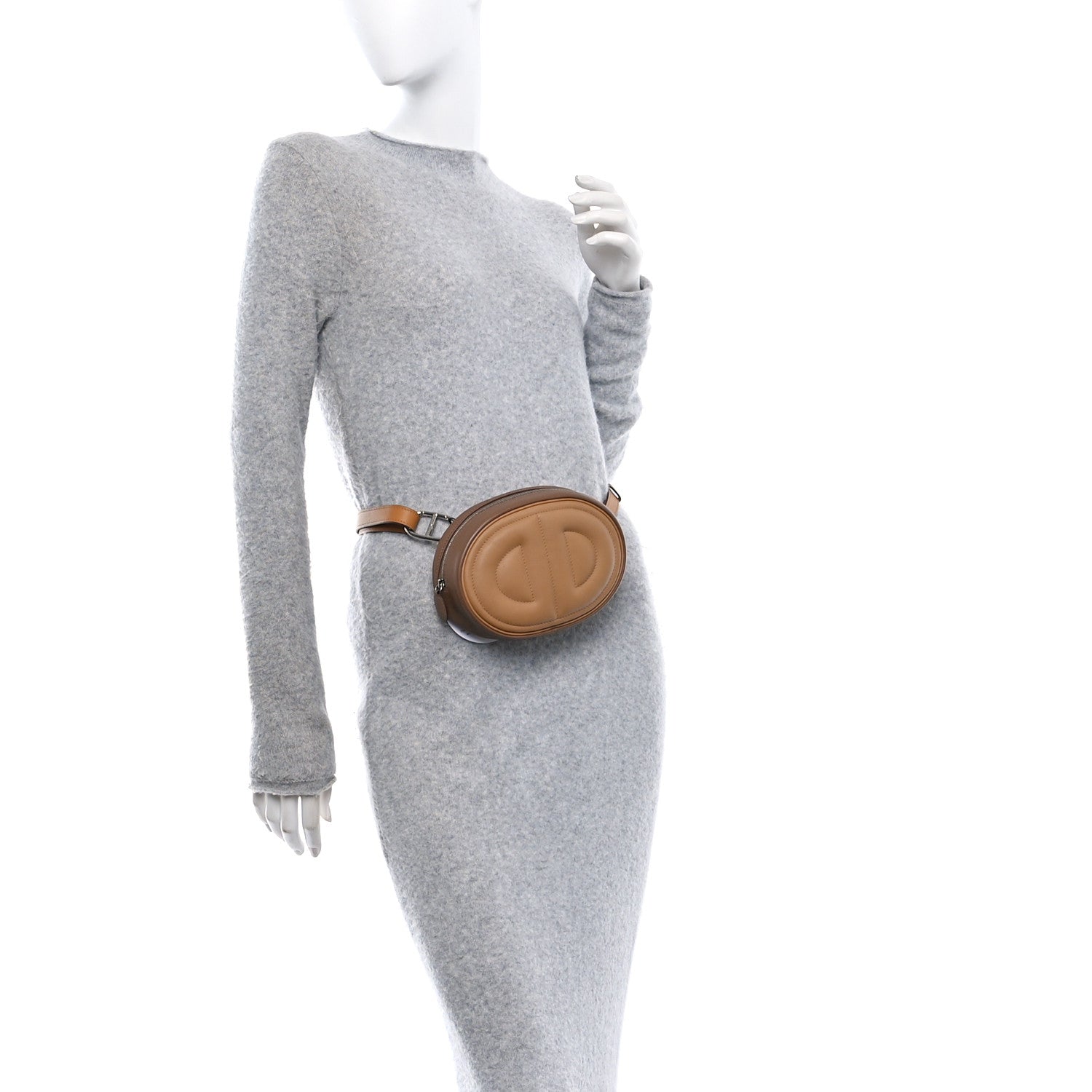 Hermes Swift In-The-Loop Belt Bag  Biscuit Alezan Sesame 3 of 10