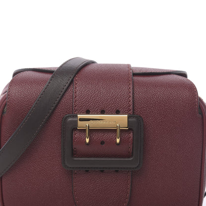 Burberry Soft Grain Calfskin Small Buckle Zip Bag Red 11 of 12
