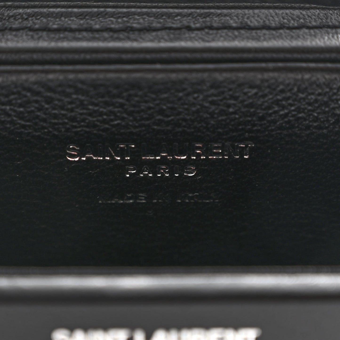 Lambskin Smoking Box Crossbody Black