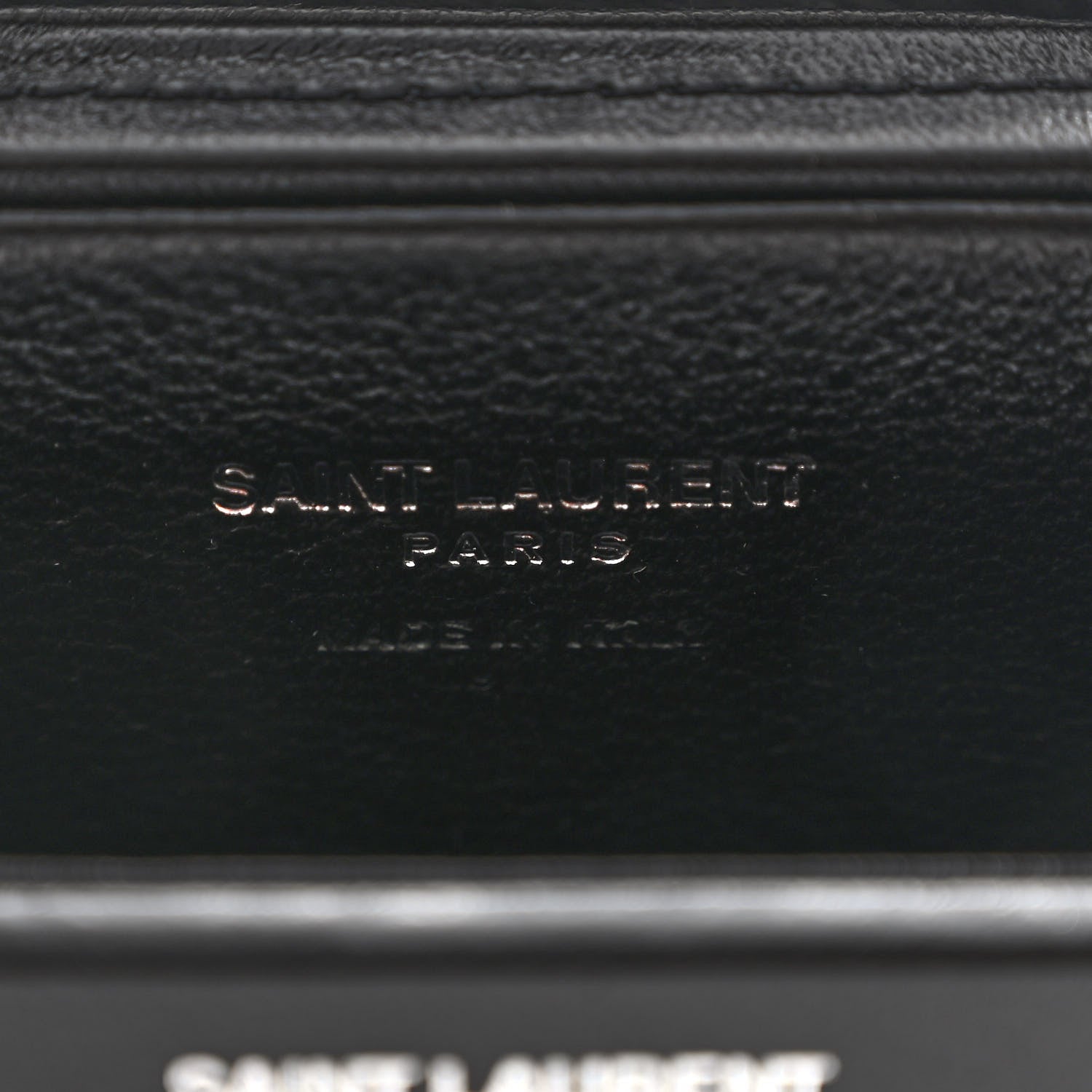 Saint Laurent Lambskin Smoking Box Crossbody Black 6 of 11