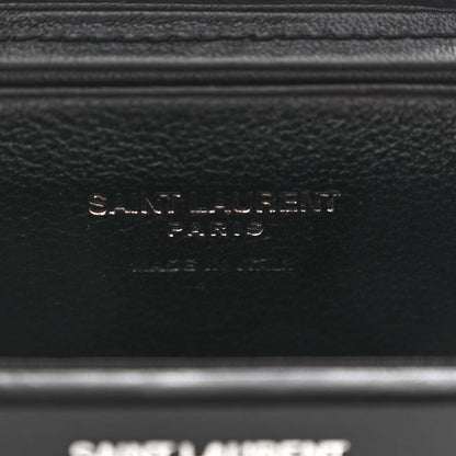 Saint Laurent Lambskin Smoking Box Crossbody Black 6 of 11