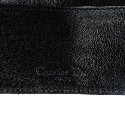 Christian Dior Lambskin Cannage Lady Dior Card Holder Black 6 of 7