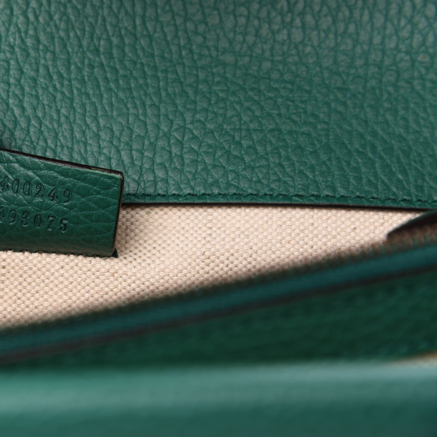 Gucci Pebbled Calfskin Small Dionysus Shoulder Bag Emerald 8 of 12