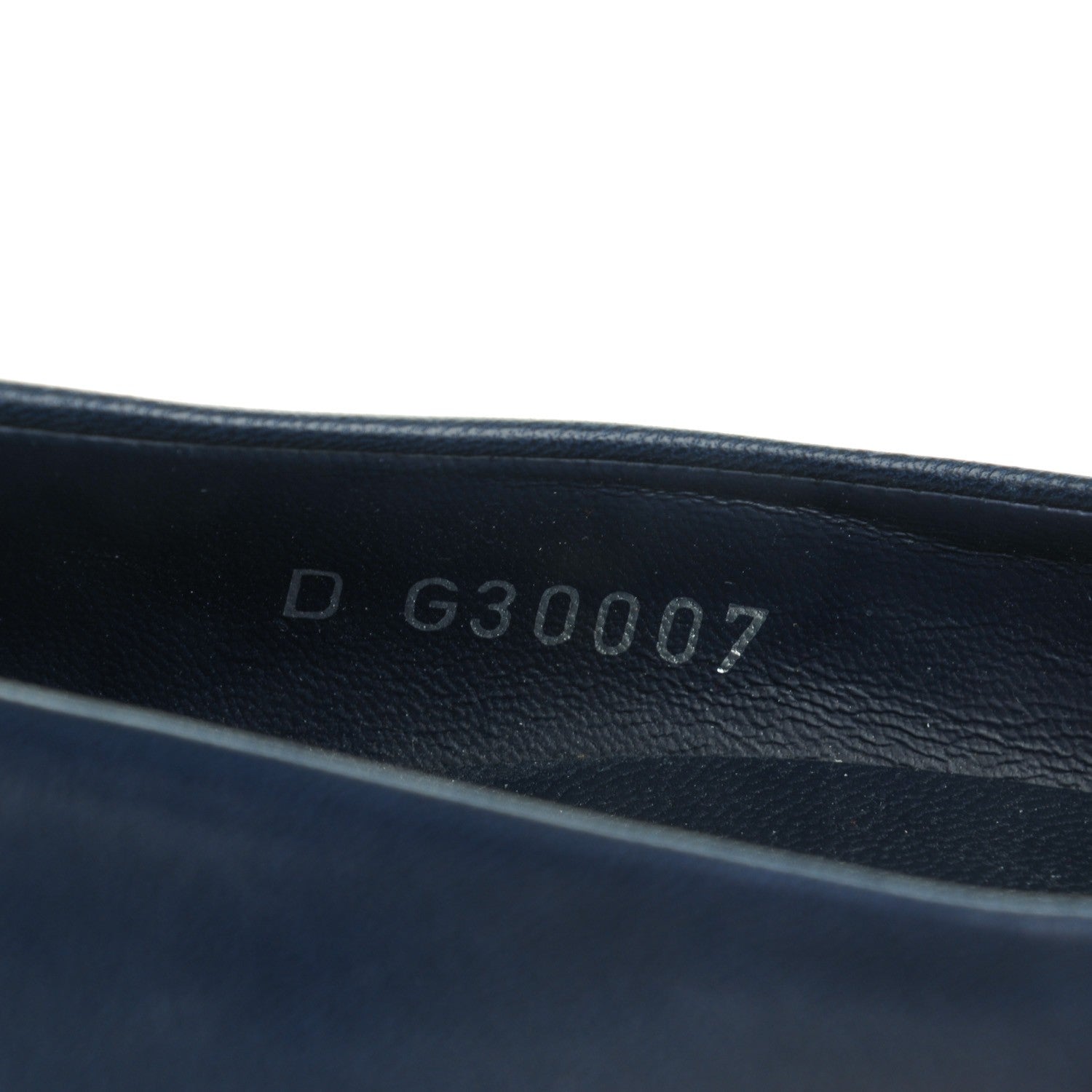 Chanel Calfskin CC Cap Toe Platform Chain Pumps 35 Navy Black 8 of 9