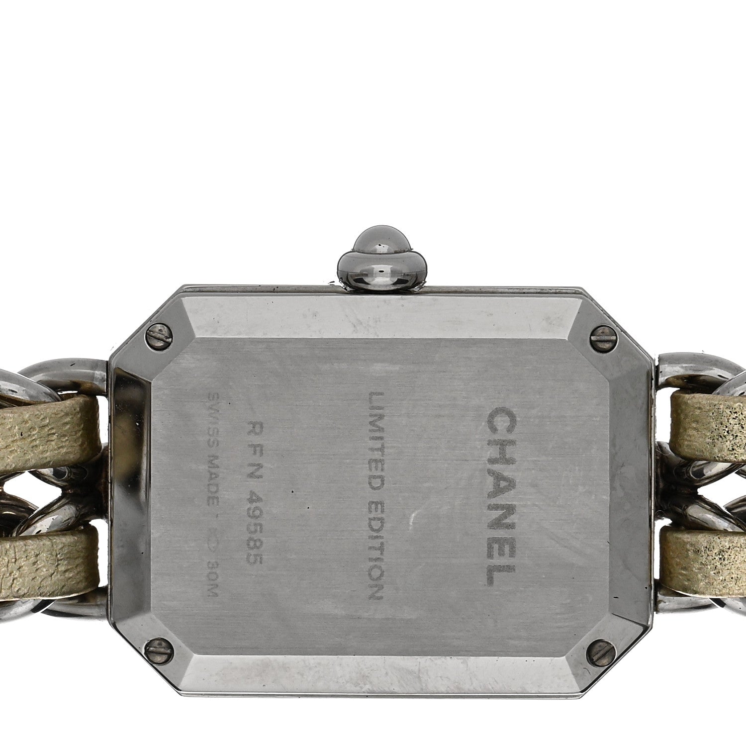 Chanel Stainless Steel Lambskin 20mm Premiere Rock Quartz Watch Gold 4 of 5
