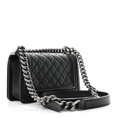 Chanel Caviar Quilted Small Boy Flap Black 3 of 11