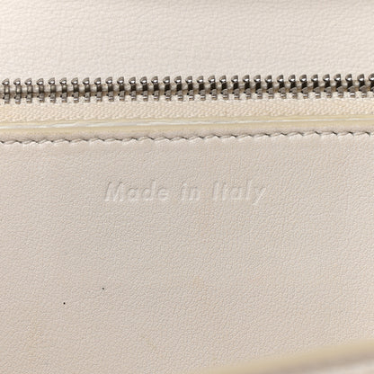 Celine Liege Calfskin Medium Classic Box Flap Bag White 7 of 16