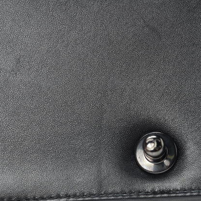 Chanel Lambskin Satin LED Metal Small Boy Flap Black 17 of 19