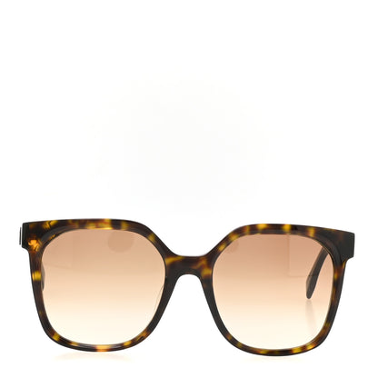 Fendi Acetate Square Sunglasses FE40007F Tortoise 2 of 8