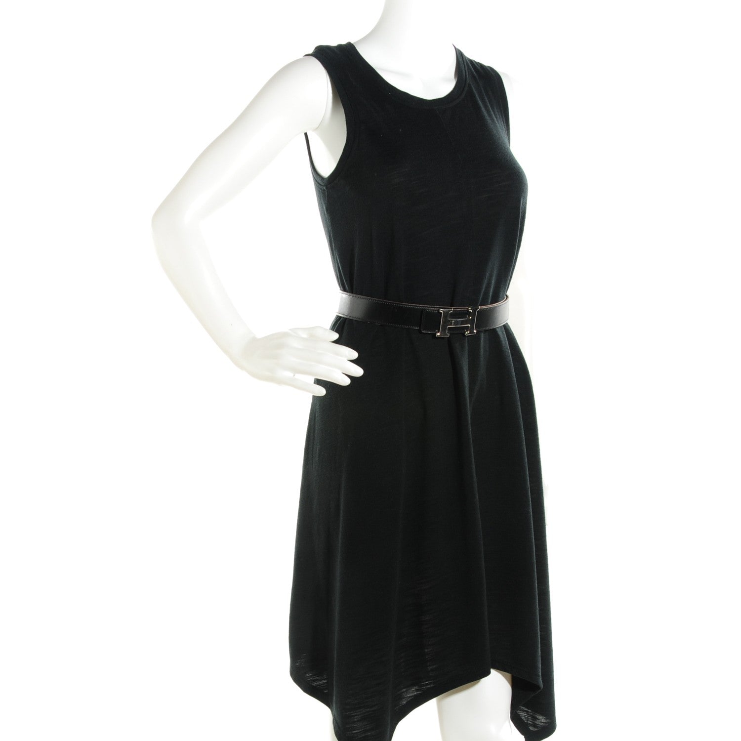 Hermes Box Togo 32mm H Belt 90 Black Gold 6 of 13