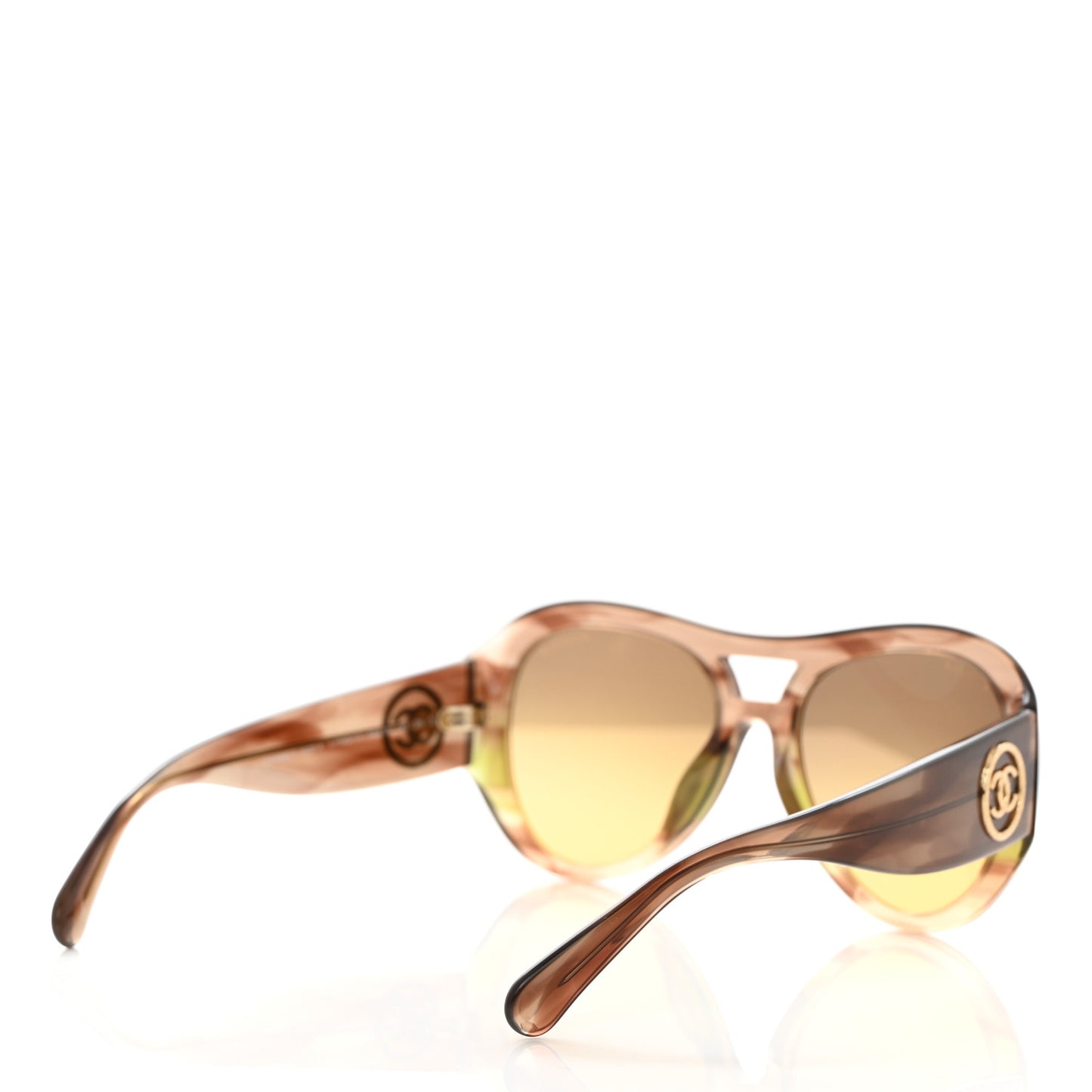 Acetate CC Pilot Sunglasses 5508 Brown