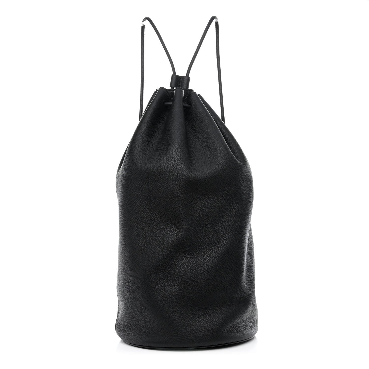 The Row Grained Calfskin Massimo Backpack Black 1 of 9