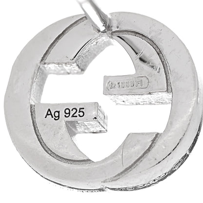 Gucci Sterling Silver Interlocking GG Stud Earrings 5 of 6