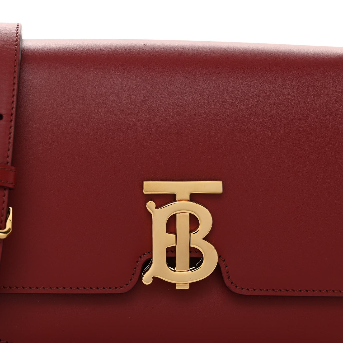 Calfskin Small TB Bag Dark Crimson