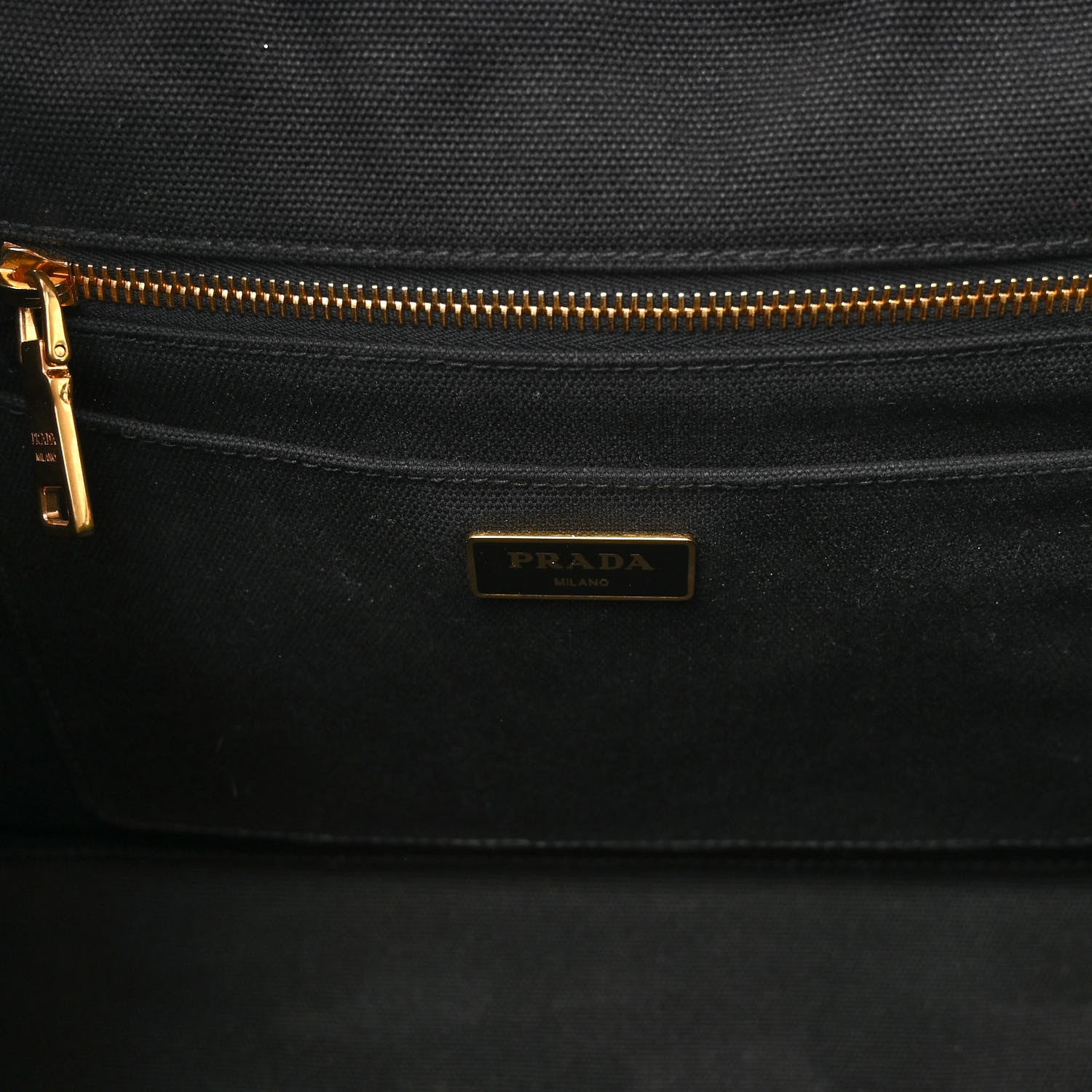 Prada Canapa Small Logo Tote Black 6 of 10