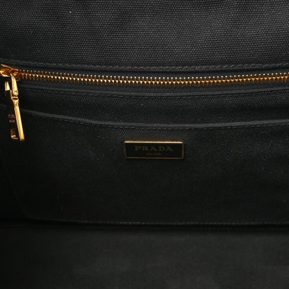 Prada Canapa Small Logo Tote Black 6 of 10