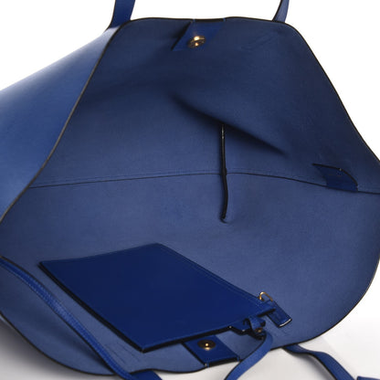 Saint Laurent Calfskin Large Shopping Tote Ultramarine 6 of 9