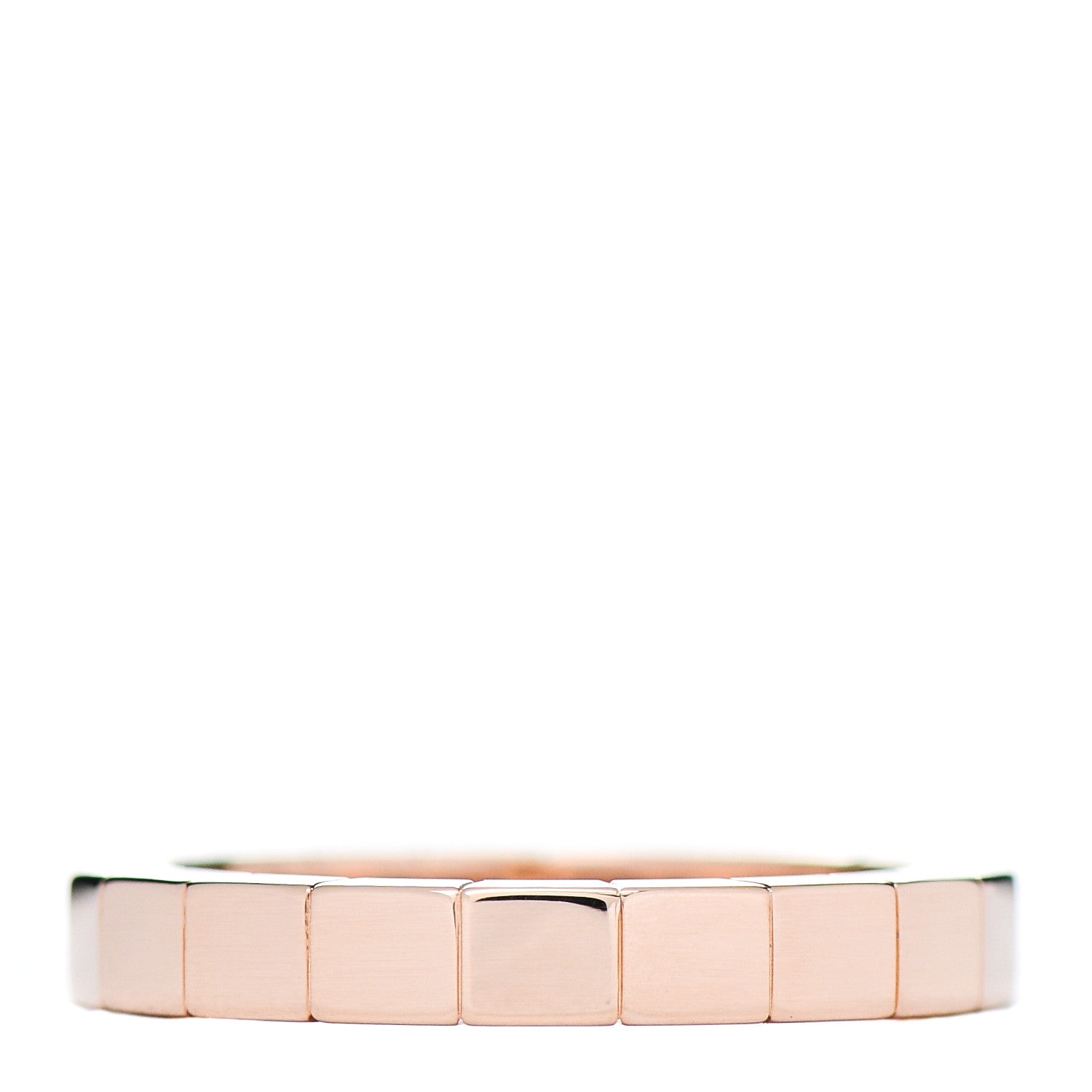 Cartier 18K Pink Gold 3mm Lanieres Ring 48 4.5 3 of 4