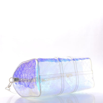 Louis Vuitton PVC Monogram Keepall Bandouliere 50 Iridescent Prism 3 of 9