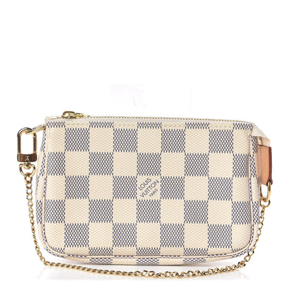 Louis Vuitton Damier Azur Mini Pochette Accessories 1 of 8