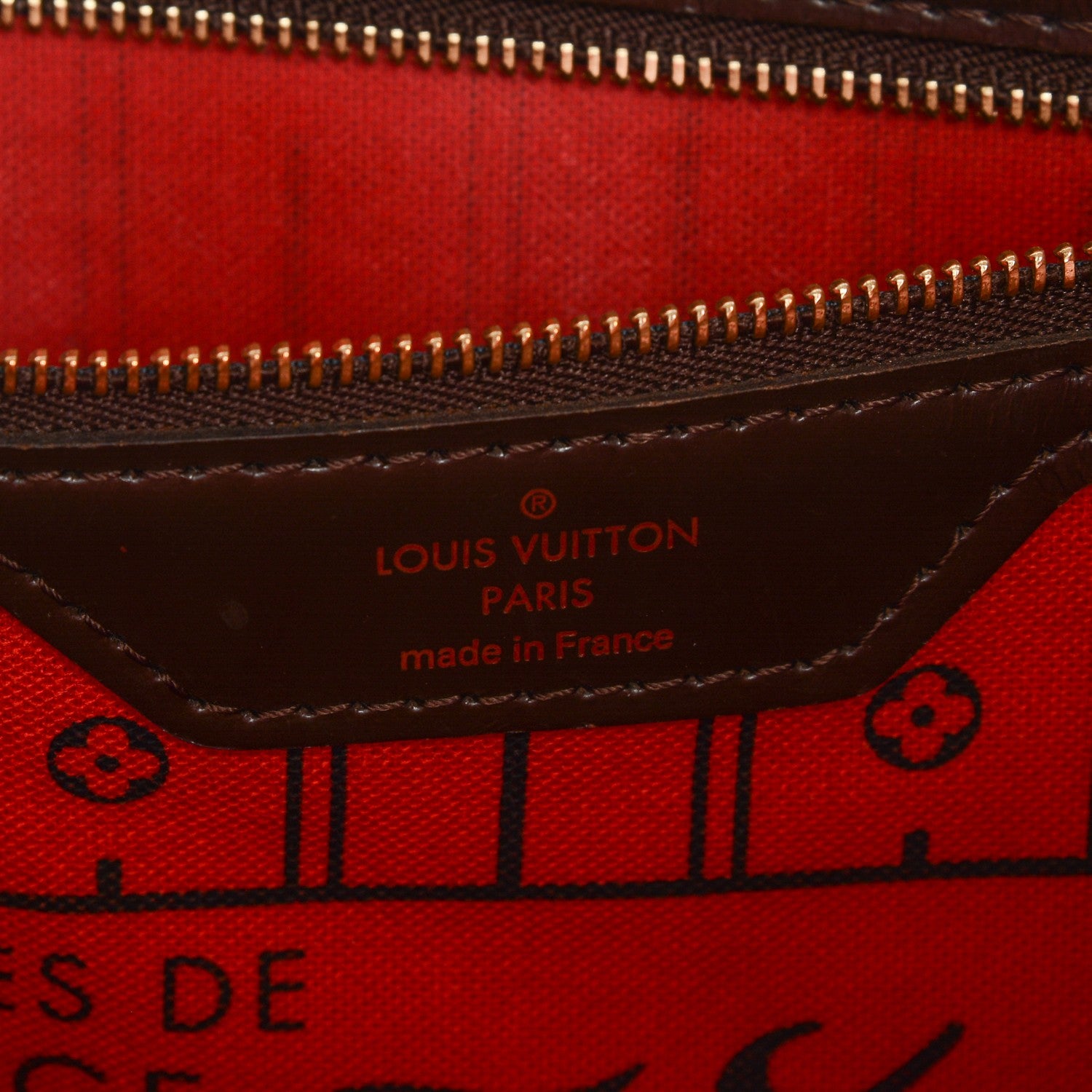 Louis Vuitton Damier Ebene Neverfull MM 6 of 6