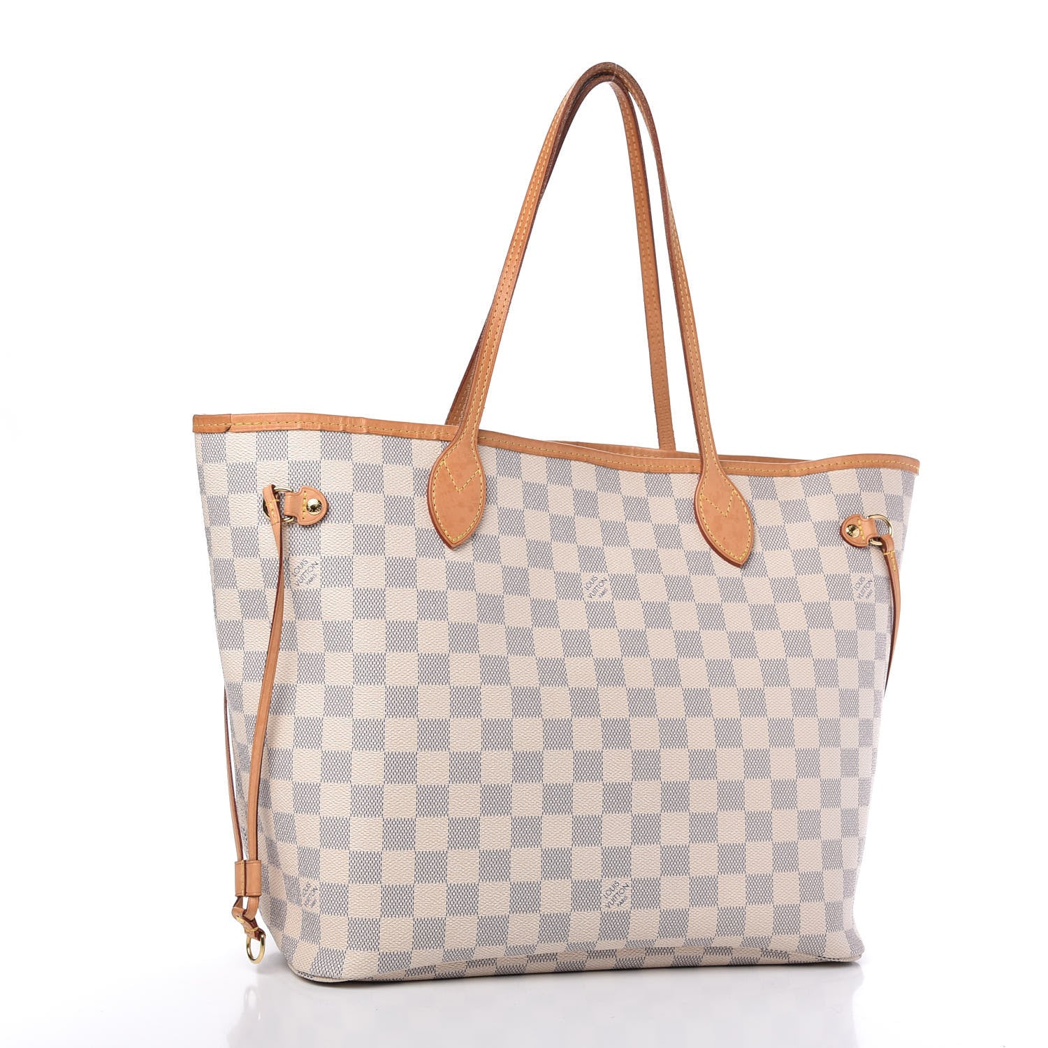 Louis Vuitton Damier Azur Neo Neverfull MM Rose Ballerine 3 of 11