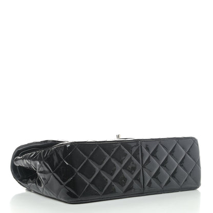 Chanel Patent Quilted Jumbo Double Flap Black 3 of 4