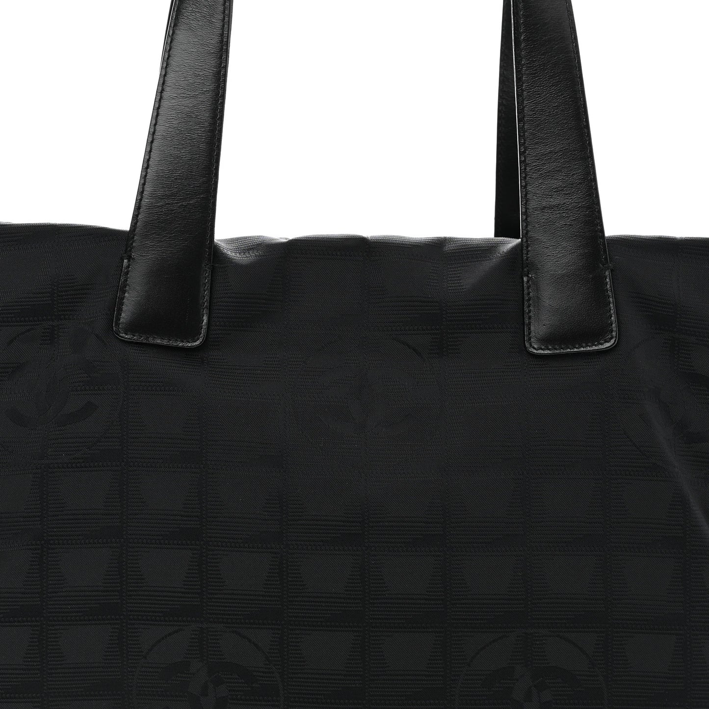 Nylon Medium Travel Tote Black
