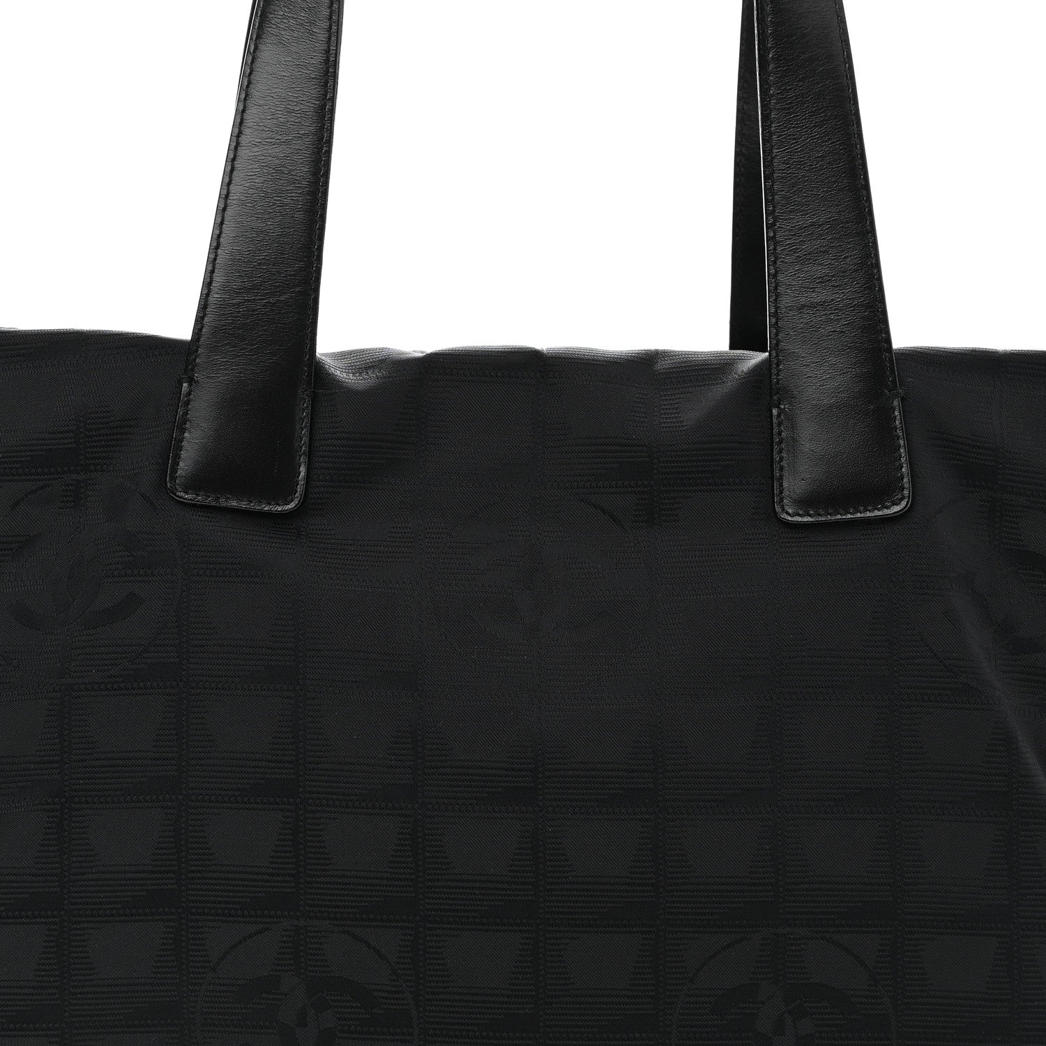 Chanel Nylon Medium Travel Tote Black 8 of 10