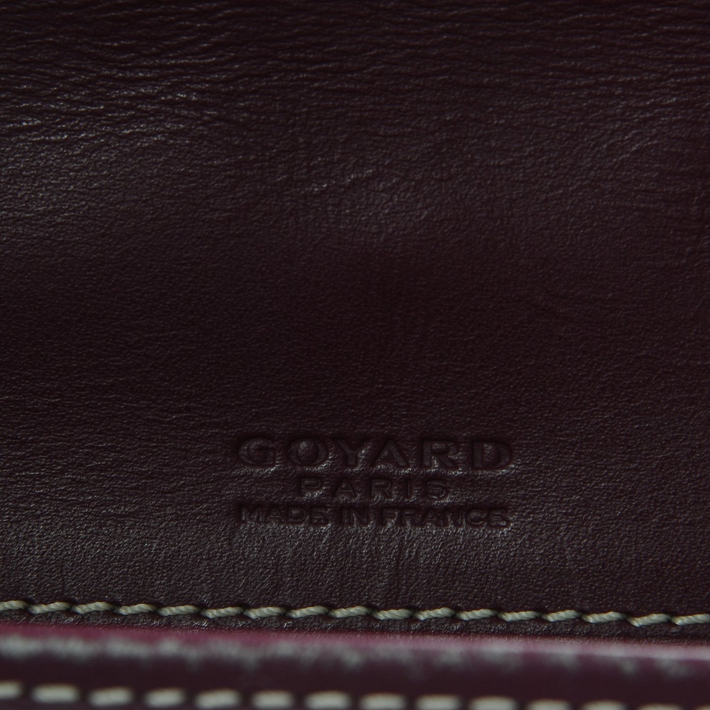 Goyardine Belvedere PM Messenger Bag Burgundy