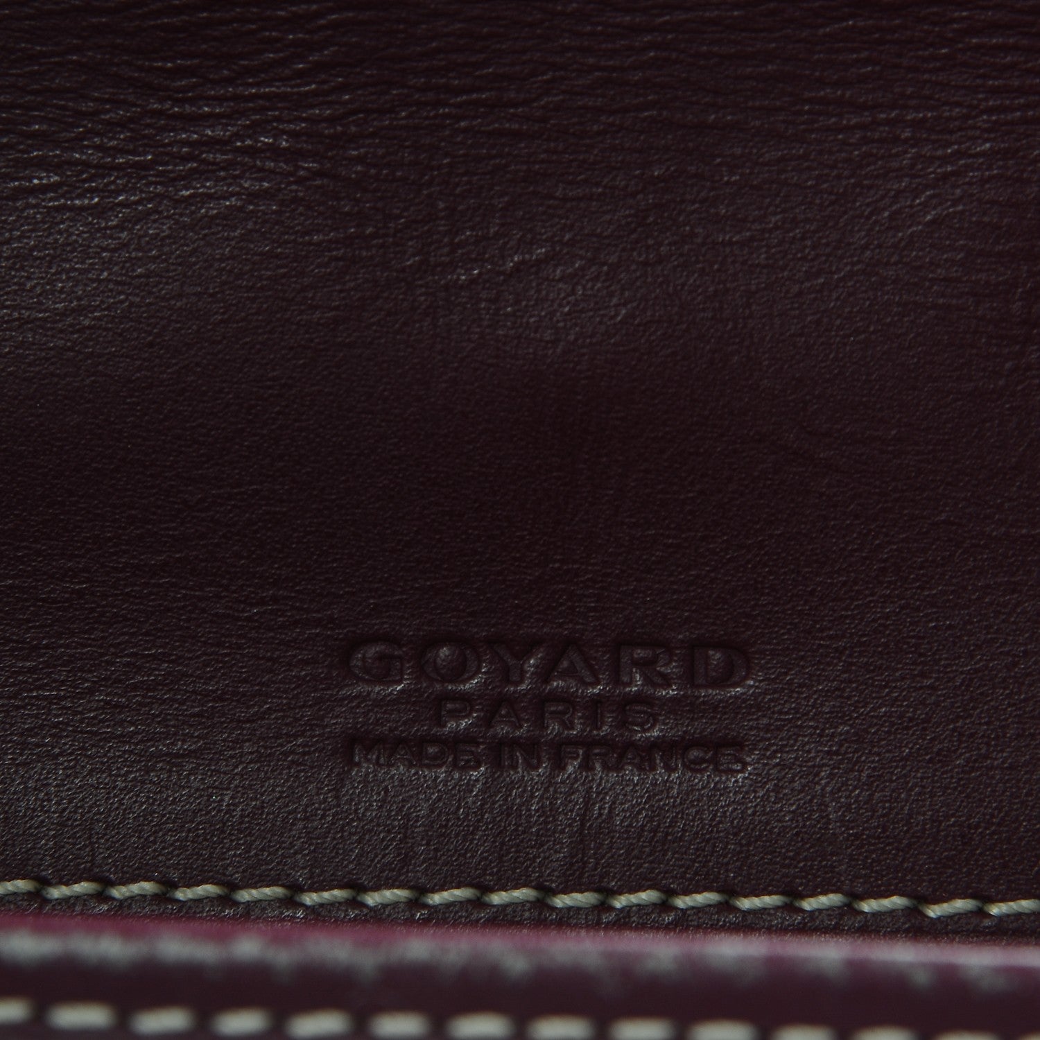 Goyard Goyardine Belvedere PM Messenger Bag Burgundy 6 of 6