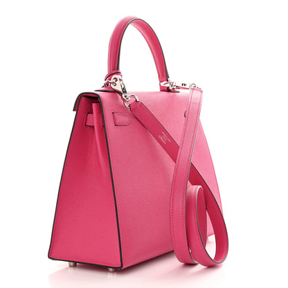 Hermes Epsom Kelly Sellier 25 Rose Mexico 3 of 12