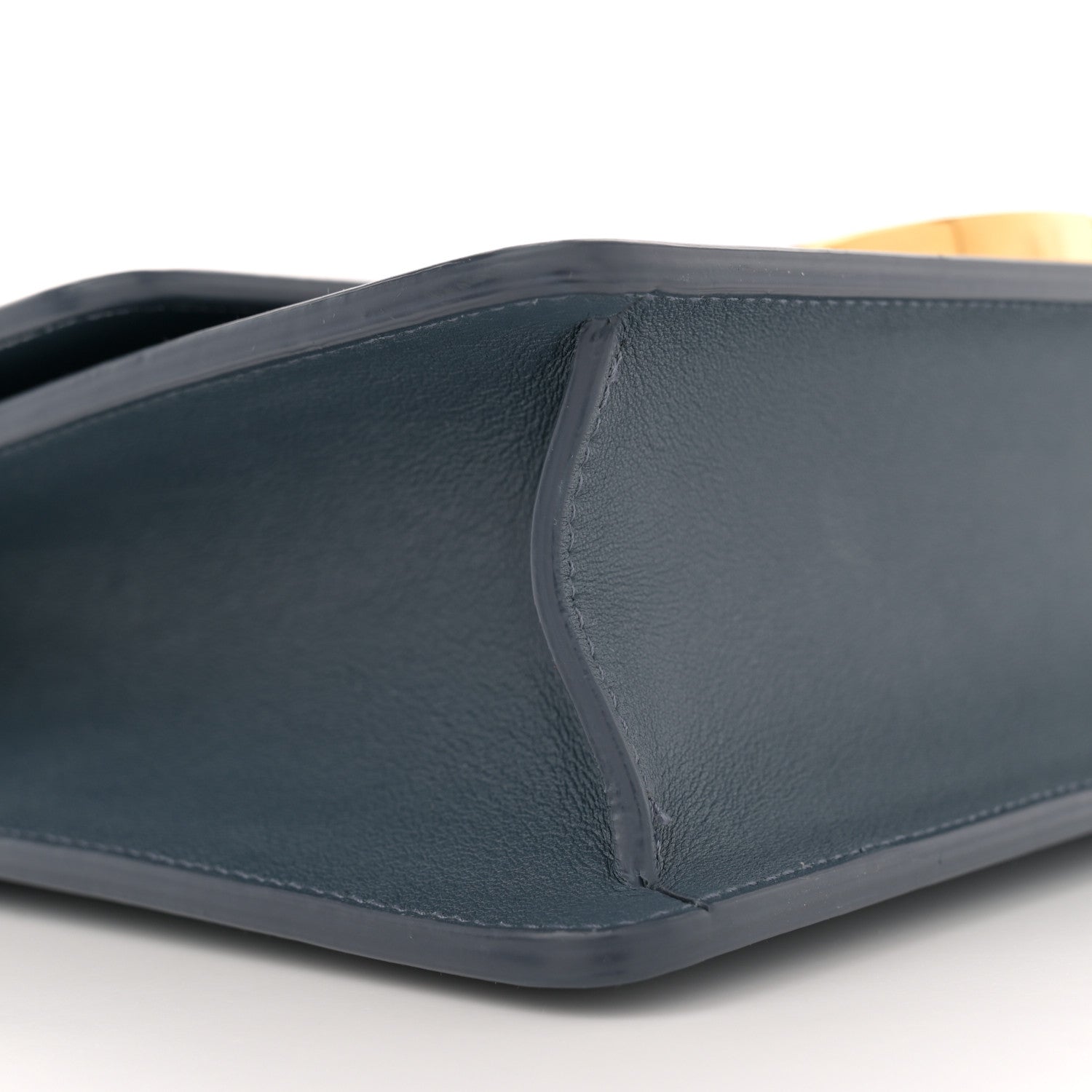 Christian Dior Smooth Calfskin 30 Montaigne Flap Bag Blue 9 of 10
