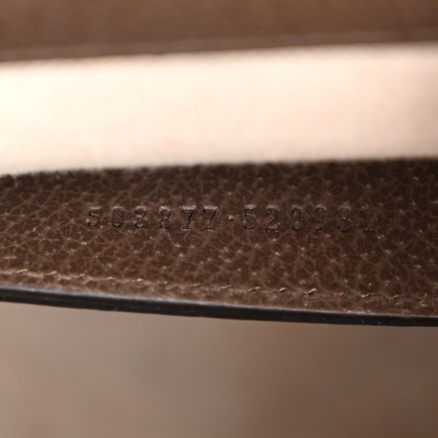 Gucci Monogram Jumbo GG Textured Dollar Calfskin Web Small Ophidia Chain Shoulder Bag Camel Ebony New Acero 7 of 13