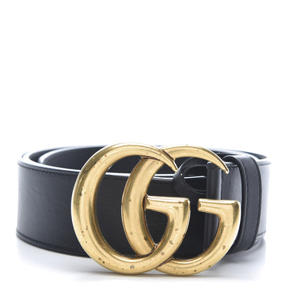 Gucci Calfskin Double G 40mm Belt 95 38 Black 1 of 6