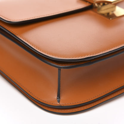 Celine Smooth Calfskin Medium Classic Box Flap Bag Camel 8 of 11